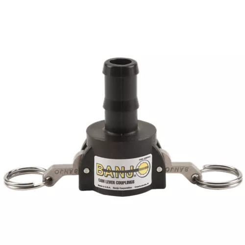 075C -Part CCoupler x Hose Shank Polypropylene