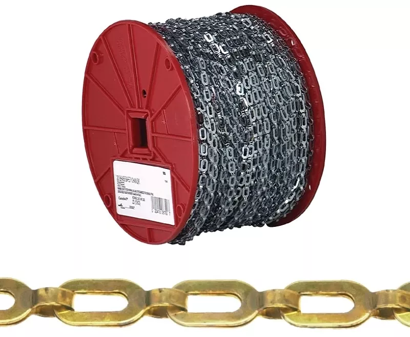 1/0 Brass Safety Chain, 250 Ft.