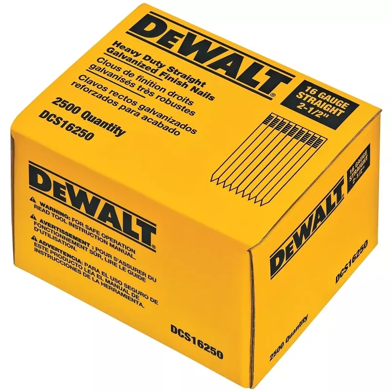 1-1/2 In. 16-gauge Straight Nails (2500 Per Box)