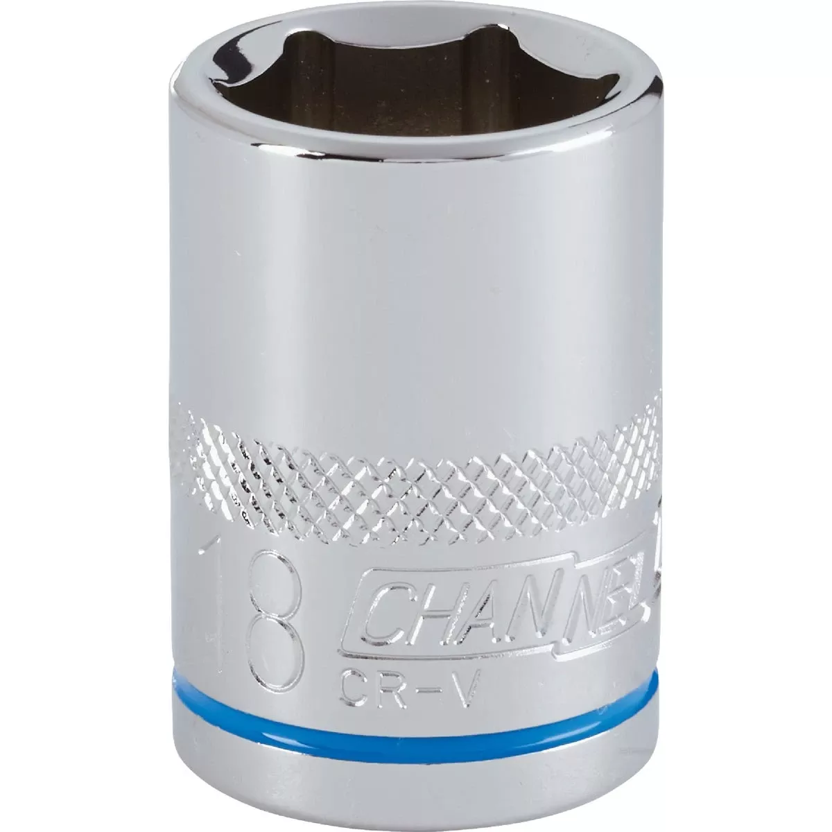 1/2 Inch Drive 18 Millimeter 6-point Shallow Metric Socket