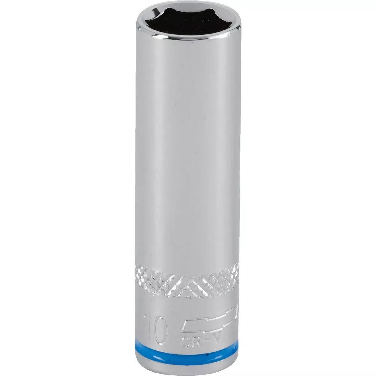 1/4 In. Drive 10 Mm 6-point Deep Metric Socket - Chrome Vanadium Steel