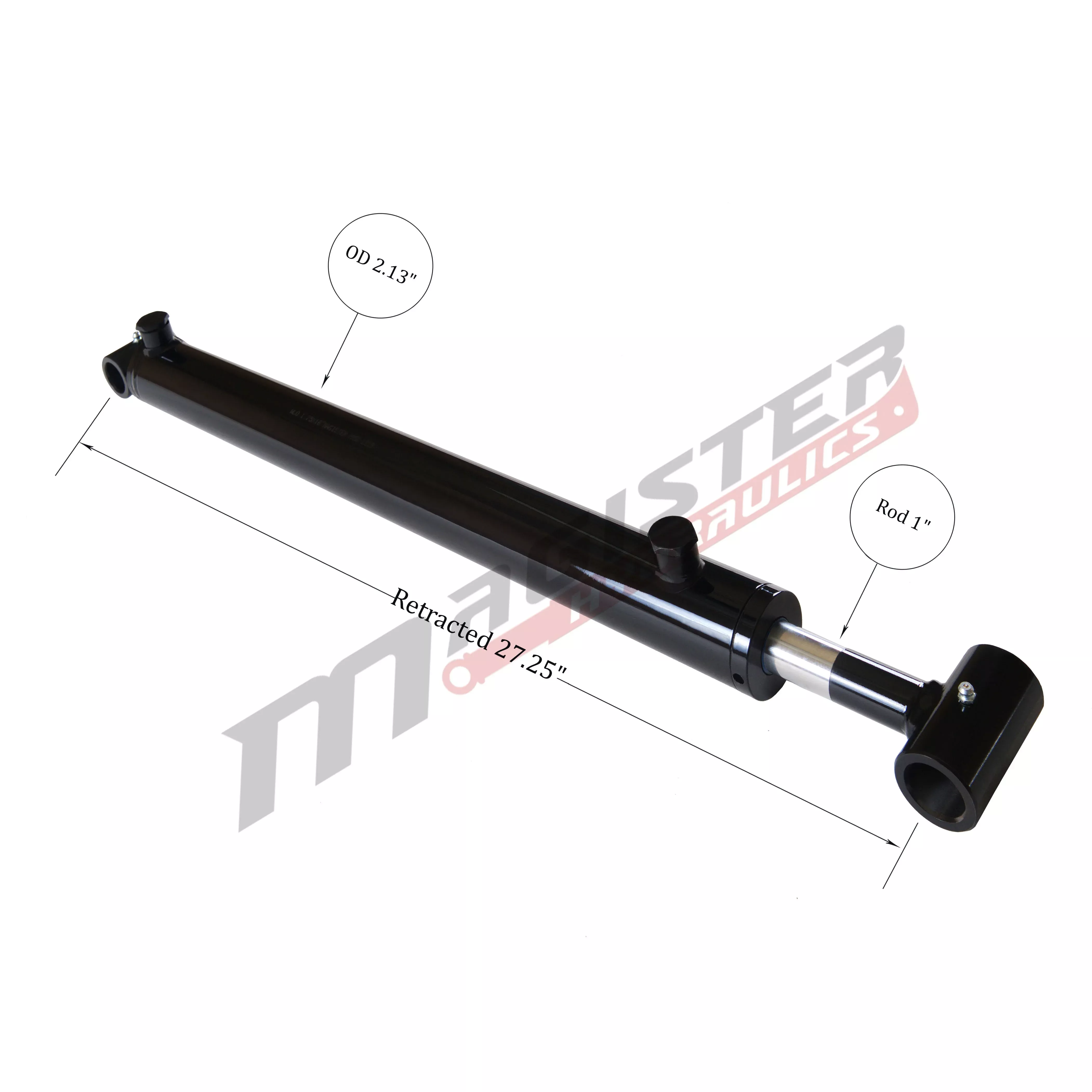 1.75" bore x 18" stroke loader hydraulic cylinder