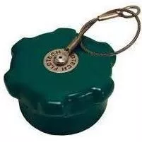 10332 - Green Dust Cap "Polar" Logo
