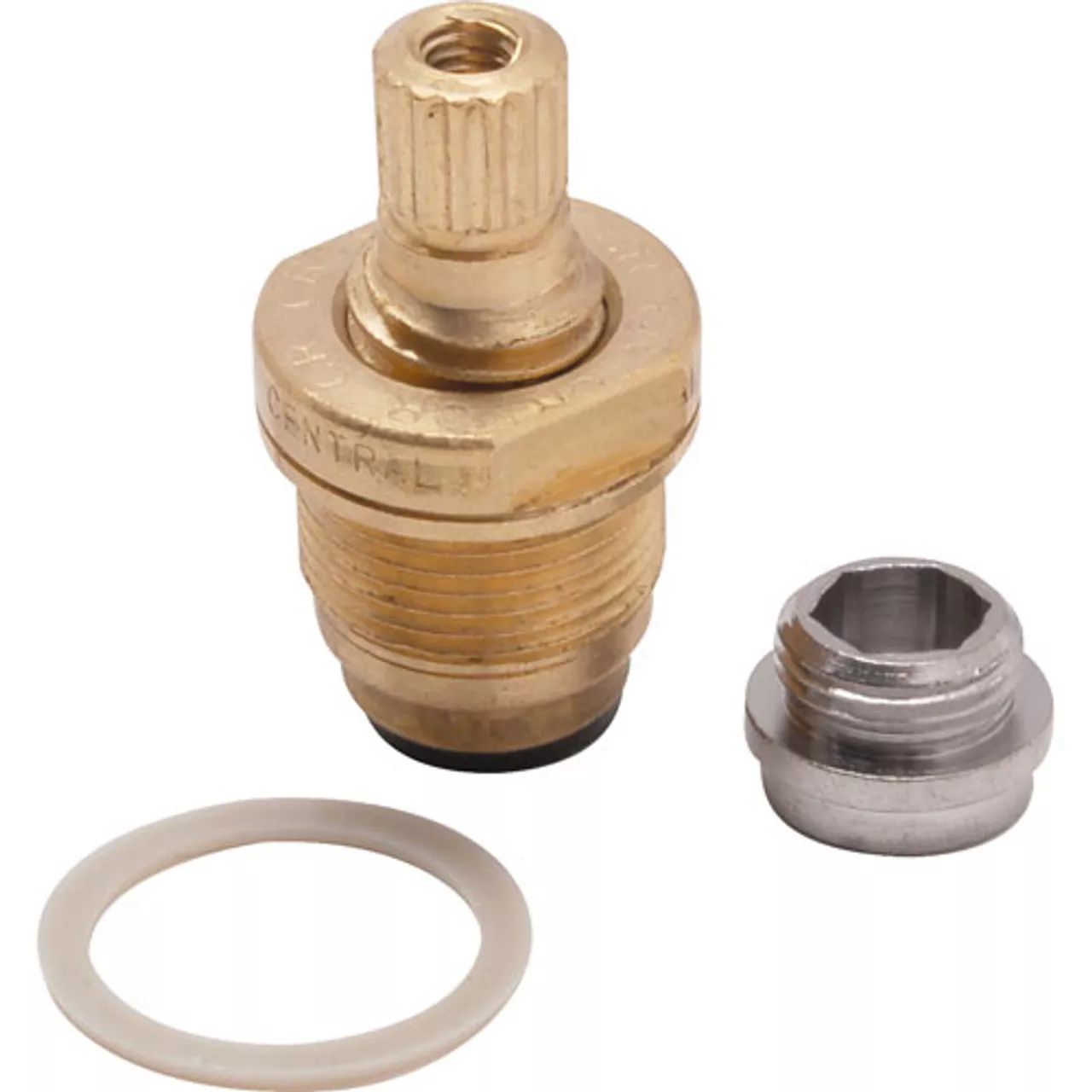 1091010 – Mavrik – Central Brass Full-Turn Cold Stem and Seat Assembly