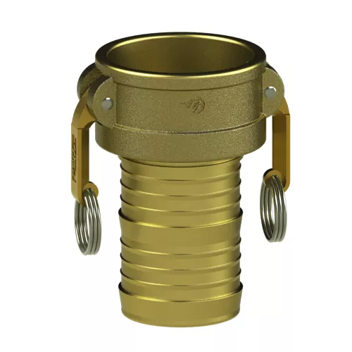 10C BRASS HB -Part CCoupler x Hose Shank Brass