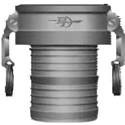 10C SS -Part CCoupler x Hose Shank Stainless Steel