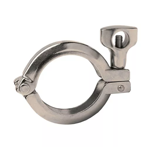 13MHHV100 - Pipe Size Schedule 5S and 10S Single Pin Heavy Duty Clamp