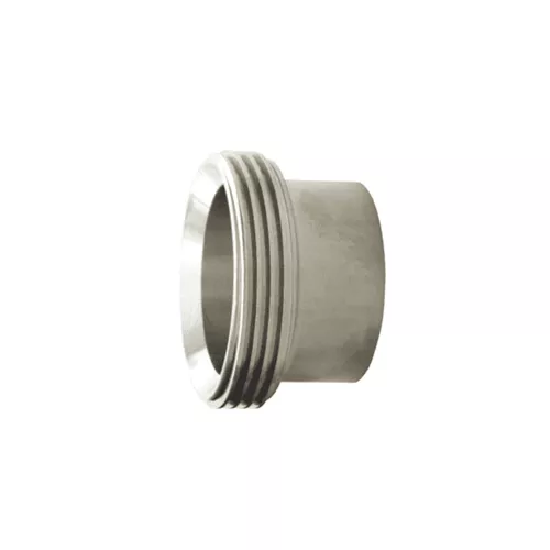 15A-G300 - Long Threaded Bevel Seat Weld Ferrule