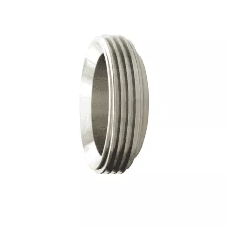 15TRF-G300 - Short Threaded Bevel Seat Weld Ferrule