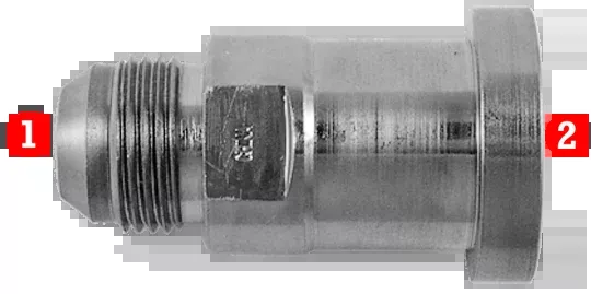 1800-12-12 | 3/4" JIC Male x 3/4" Code 62 Flange