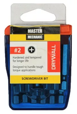 #2 Drywall Bit, 2 In., 18-pk.