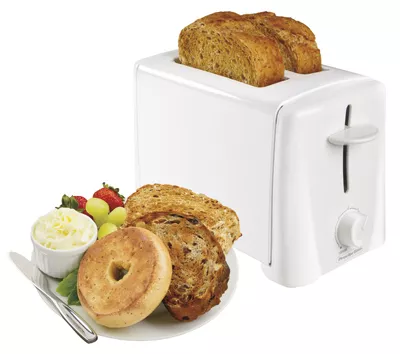 2-slice Toaster, White
