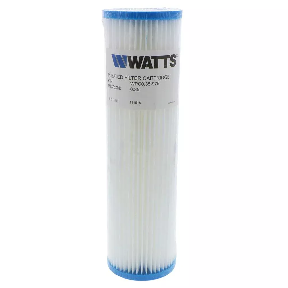 20" × 4-1/2" BB Watts Flow-Max Pleated - 5 Mic Filter