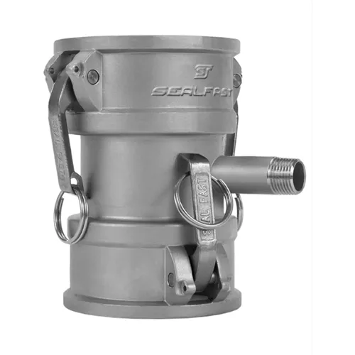 200DD-1SS - Coupler x Coupler Blowdown Cam and Groove Fitting