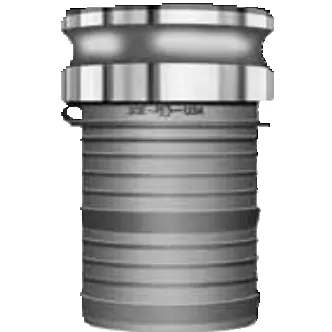 20E DUCTILE -Part EAdapter x Hose Shank Ductile Iron