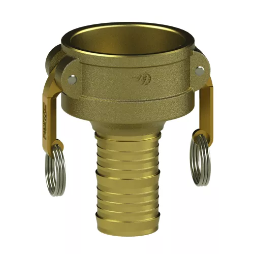 20X15C BRASS HB - Coupler x Hose Shank Brass