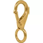 249B-2 - 3/4 Inch (in) Inside Width (A) Rigid Round Eye Boat Snap Hook