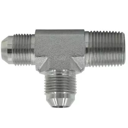 2605-04-04-04 - 04MJ-04MP-04MJ JIC to Pipe Run Tee