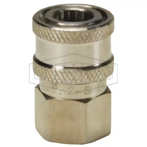 2EF2-S - E-Series Straight Through Female Threaded Coupler