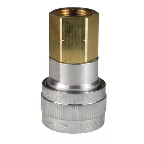 2SHDF2 - SHD-Series Schrader Pneumatic Female Threaded Coupler