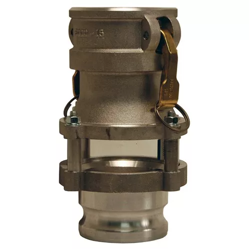 3533CA - Cam & Groove In-Line Sight Glass Coupler x Adapter