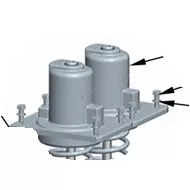 36085ALVB - Air Cylinder Assembly Dual Manifold
