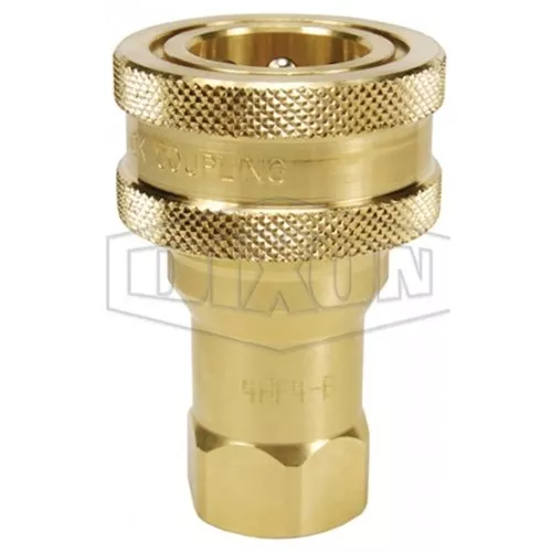 3HF3-B - H-Series ISO-B Poppet Valve Female Threaded Coupler