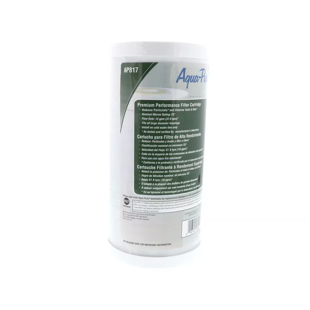 3M Aqua-Pure AP817 Whole House Carbon Filter 10" BB 25 micron
