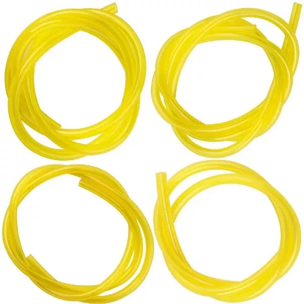 4 Sizes 4-Ft-Each Clear Fuel Line for 2-Stroke Small Engine Stihl Poulan Chainsaw Weedeater Trimmer Leaf Blower I.D.xO.D. 3/32 x 3/16 1/8 x 3/16 inch