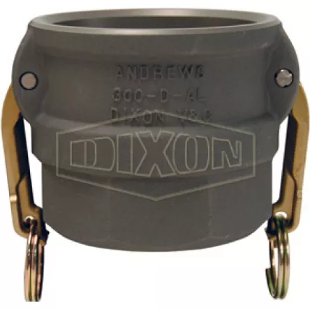 400-D-ALH -Part DCoupler x FNPT Hard Coat Aluminum