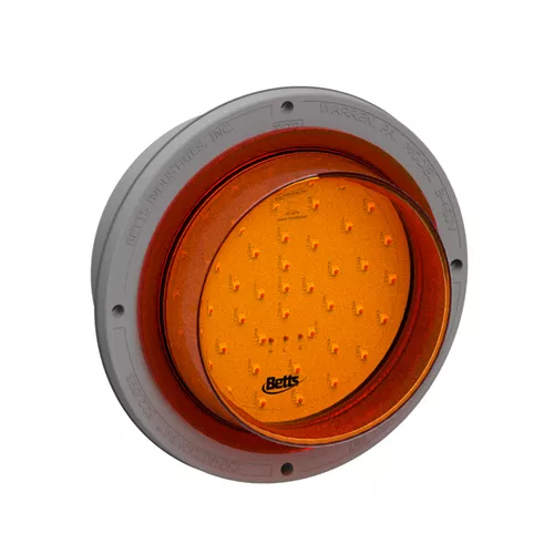 402070 - Turn/Marker – Amber deep lens with no optics, 44 LED's, 12V/24V 40-Series Gray Housing