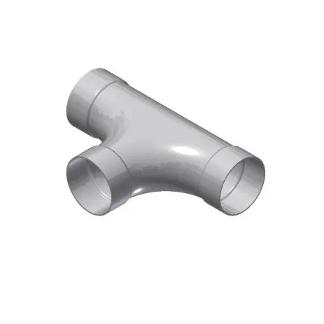 40279A - 2"Aluminum Long Radius Tee