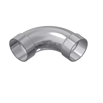 40327A - 6" 90 deg Aluminum Long Radius Bend Belled
