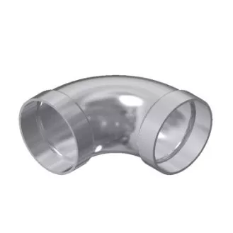 40591A - 4" 90degree Aluminum Short Radius Bend Belled