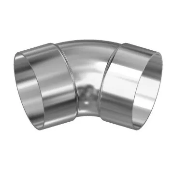 40633C - 3" 45degree Aluminum Short Radius Bend Belled