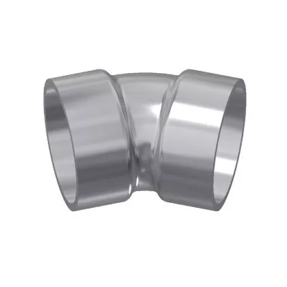 40633D - 3" 30degree Aluminum Short Radius Bend Belled