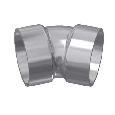 40634D - 2" 30degree Aluminum Short Radius Bend Belled