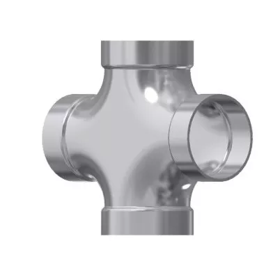 40805 - 3" Aluminum Short Radius Cross