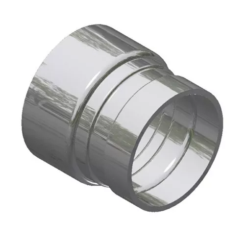 41318D - 4" Aluminum Belled Nipple