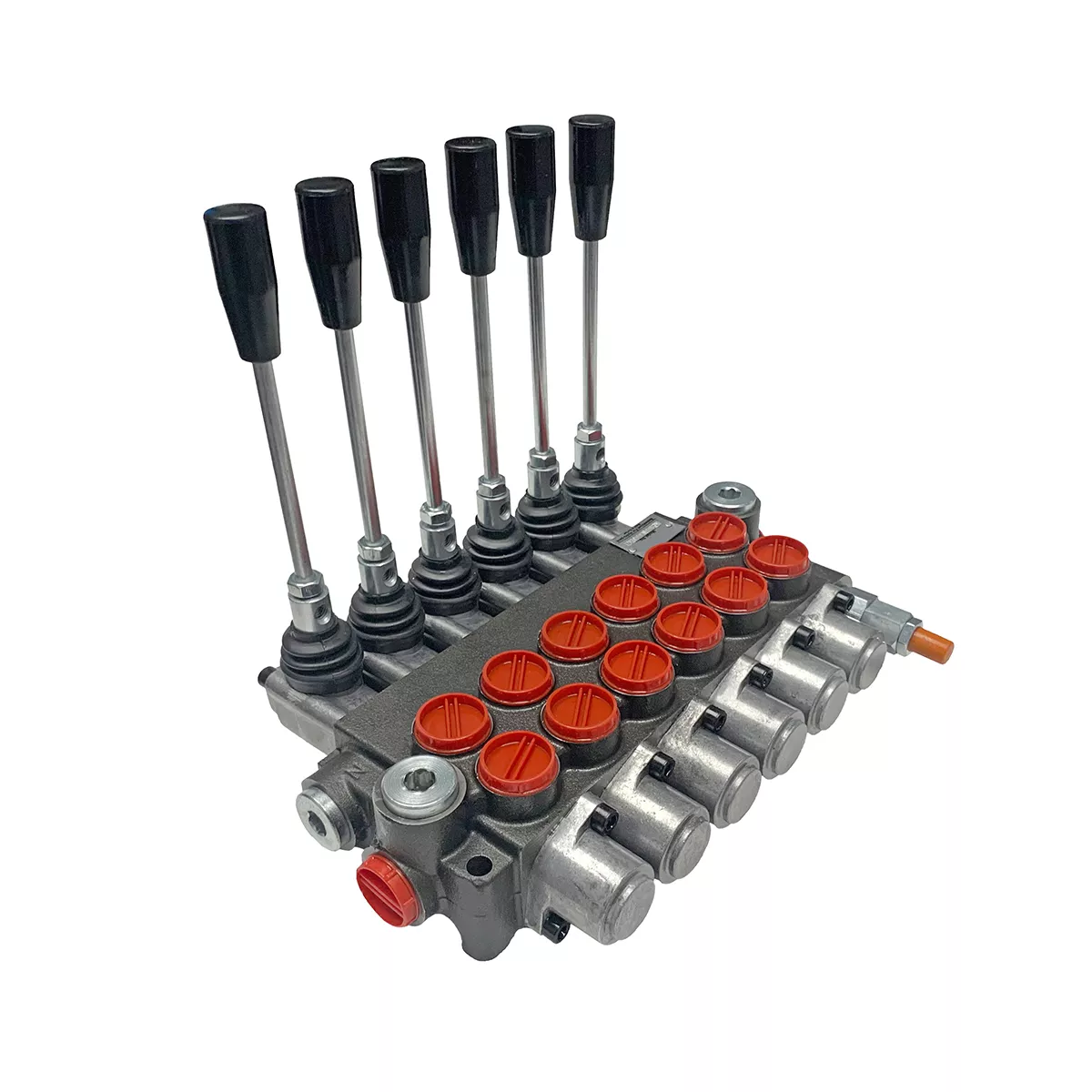 6 spool x 13 GPM hydraulic control valve