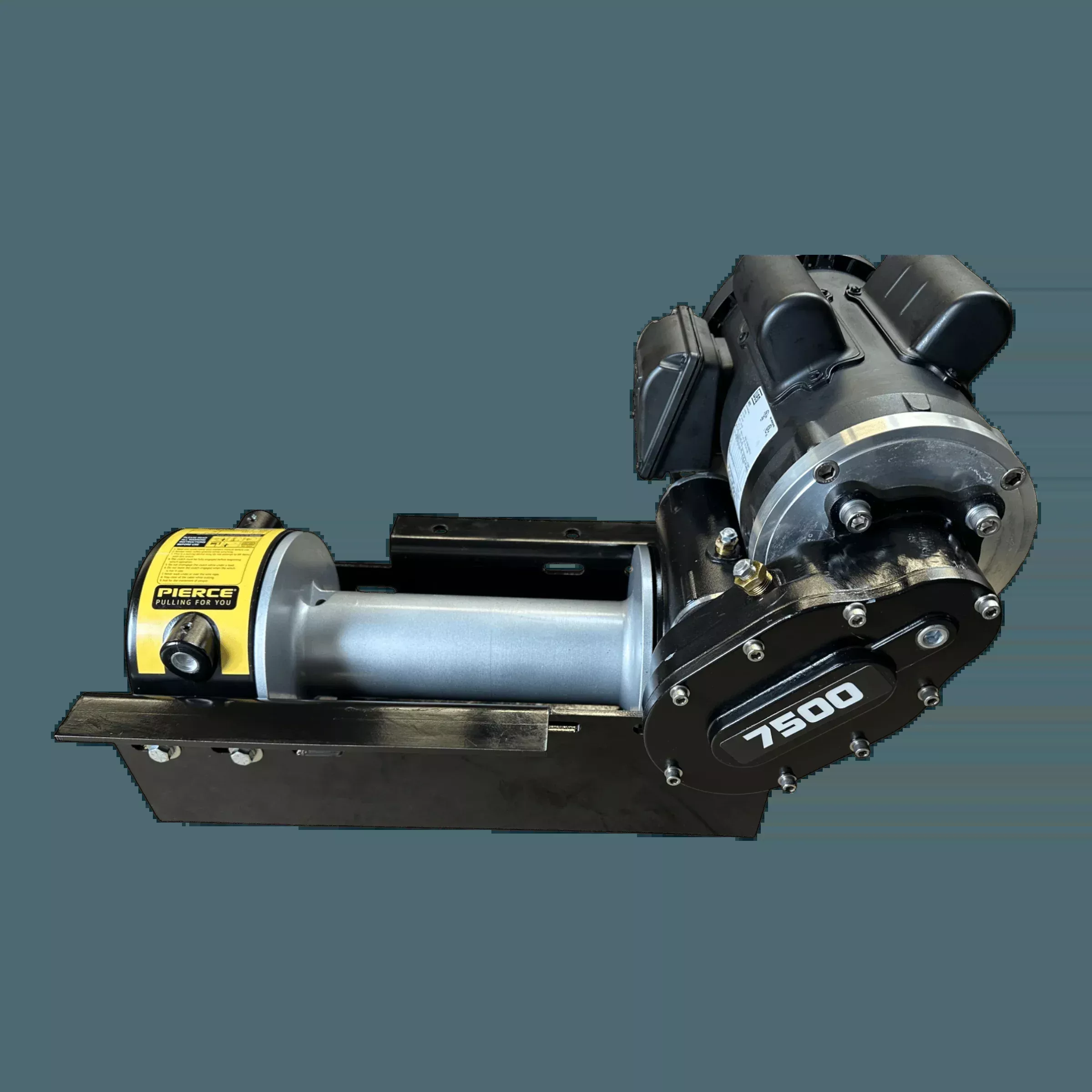 7,500 lb 110V Worm Gear Winch | 11 in Drum