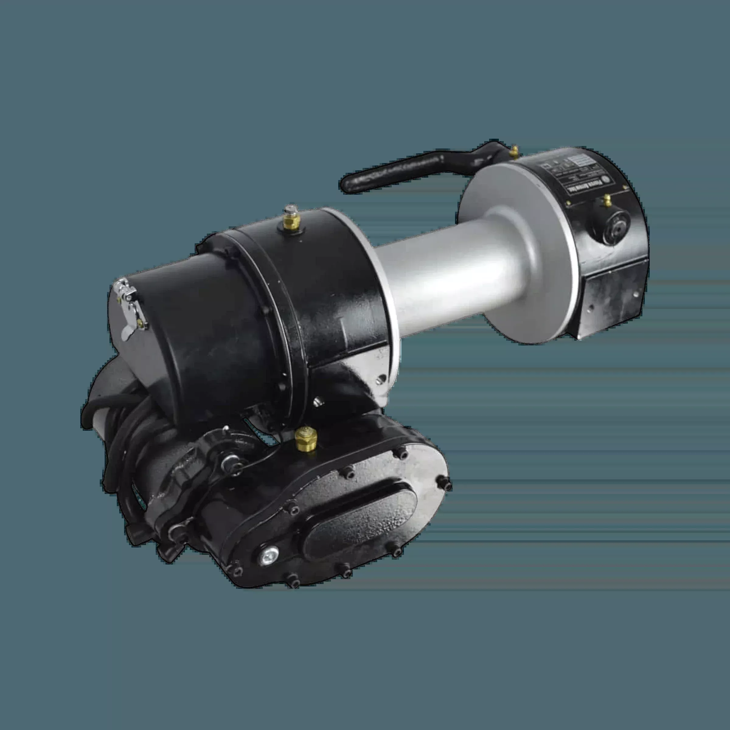 9,000 lb 12V Worm Gear Winch | 8 in Drum