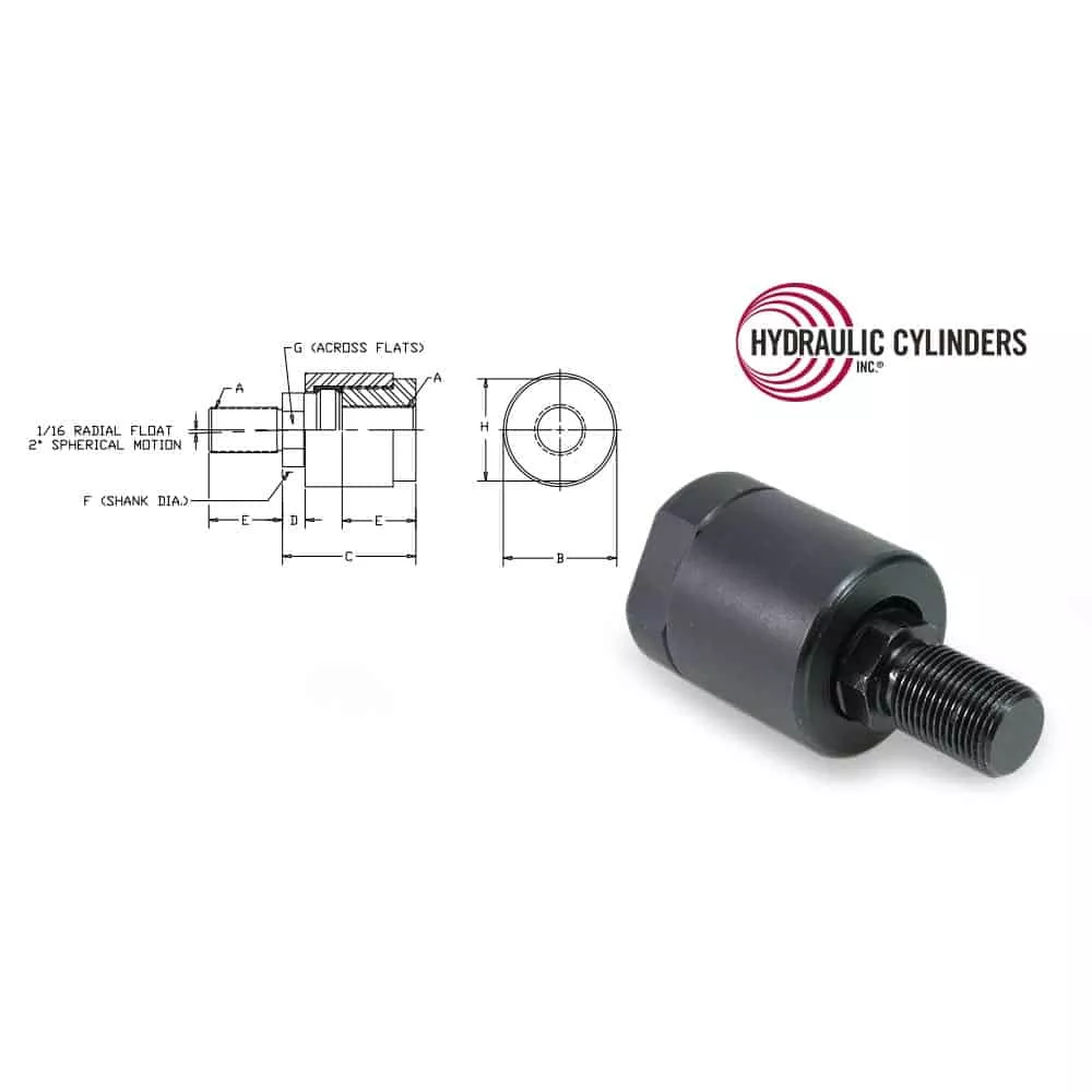 Alignment Coupler, 5/16″-24 Thread