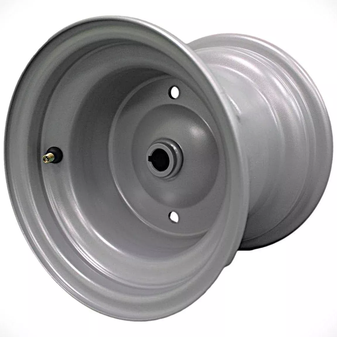 Antego 8x7 Silver Keyed-Hub Lawn Mower Wheel, Single