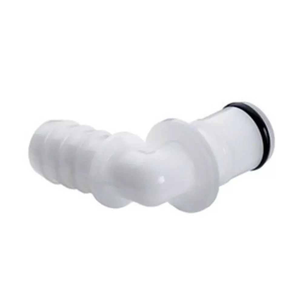 APC23006 In-Line Elbow Hose Barb Coupling Insert 3/8 ID Barb