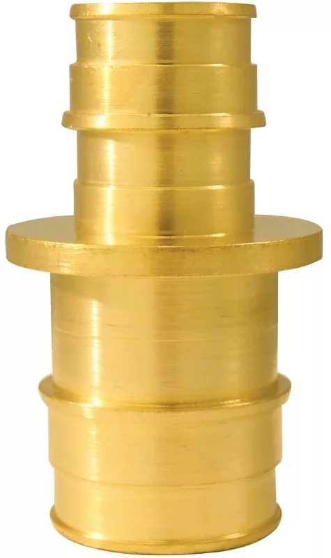 Apollo ExpansionPEX Series EPXC341 Reducing Coupling, 3/4 x 1 in, Barb, PEX-A, Brass, 200 psi Pressure