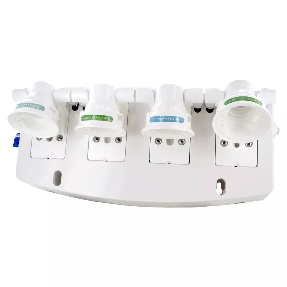 Aqua Flo QCRO 4 Stage Manifold with Flow Control Stem Elbow Fitting