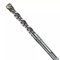 Bosch Bulldog HC2014 Hammer Drill Bit, 3/16 in Dia, 12 in OAL, Optimized Flute, 4-Flute, 25/64 in Dia Shank