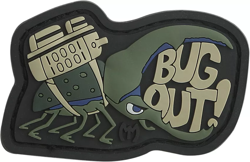 Bug Out Patch Tactical Color