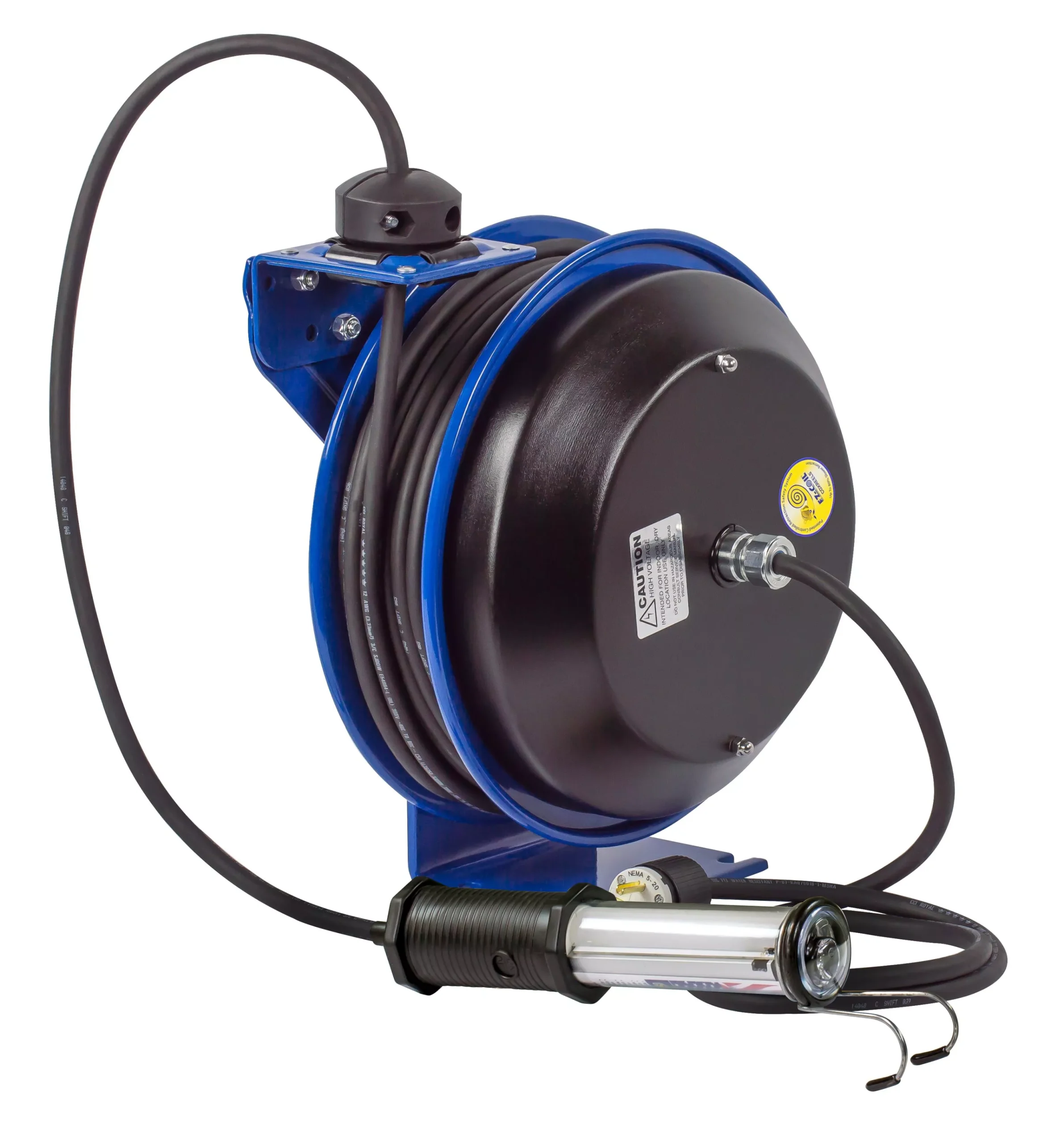 Coxreels EZ-PC13-5016-H Safety System Spring Driven Cord Reel 50ft LED Light